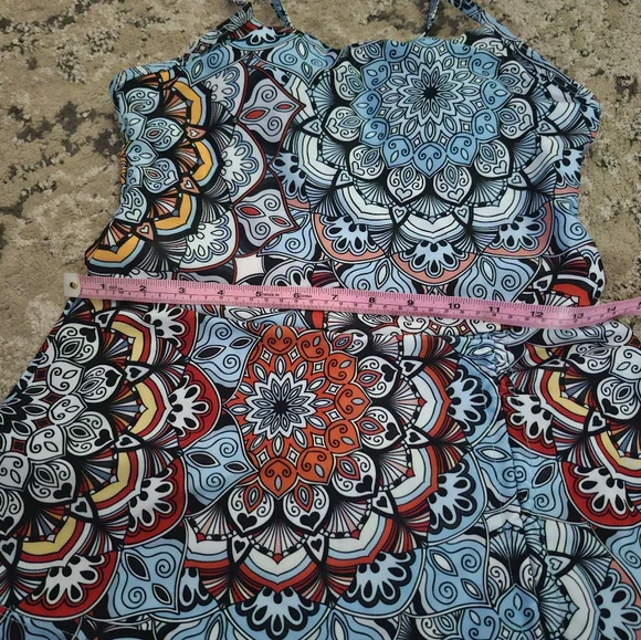 Buy 2~50% Off!!Paisley Womens Medium Tankini - Picture 3 of 6